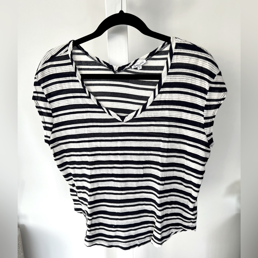 Splendid striped v-neck tee